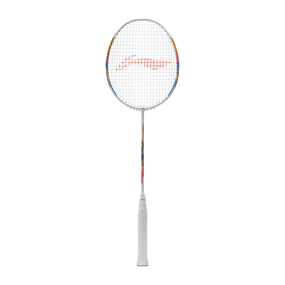 Li-Ning Windstorm 72 S Badminton Racket (White/Gold/Blue)