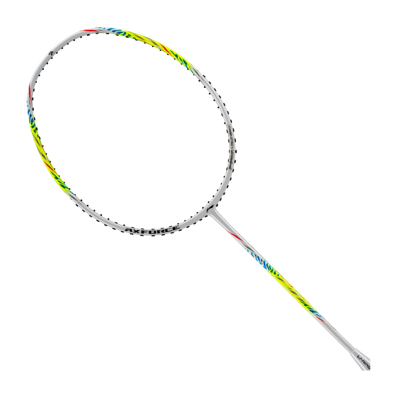 Li-Ning Axforce Tiger Badminton Racket (White/Lime) 2