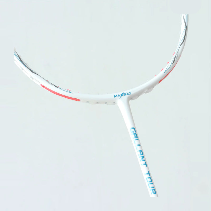 Maxbolt Gallant Tour Badminton Racket (White) With Cover 3