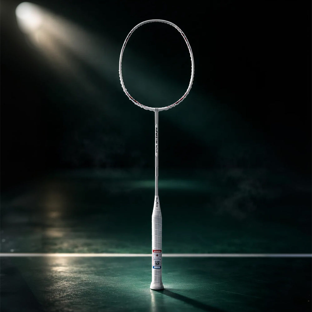 Maxbolt Superstar Nova Badminton Racket (White/Red)