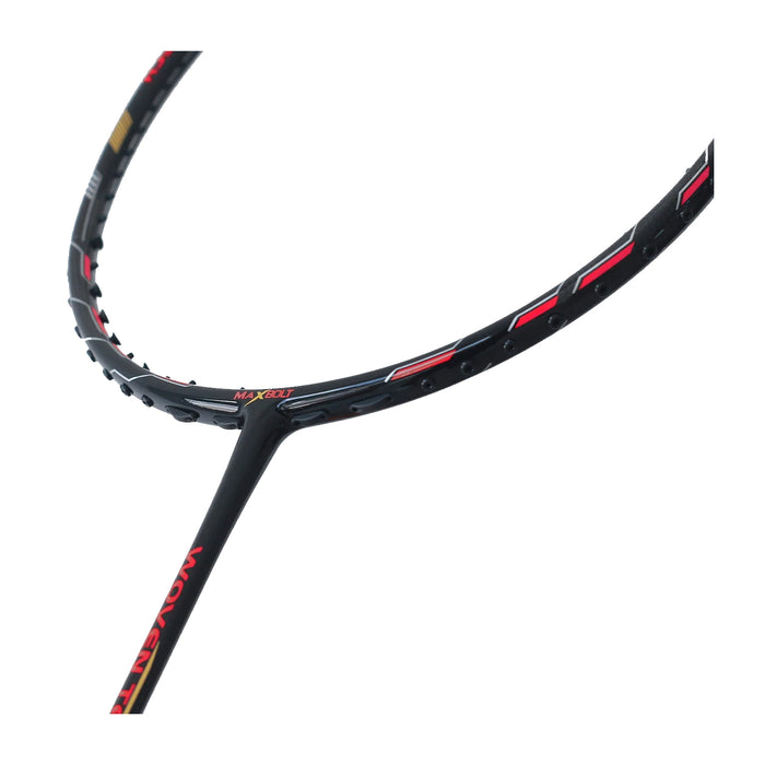 Maxbolt Woven Tech 60 Badminton Racket (Red/Black) 2