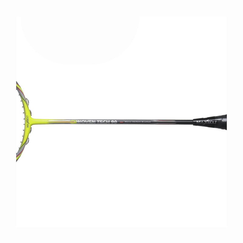 Maxbolt Woven Tech 90 Badminton Racket (Lime) 3