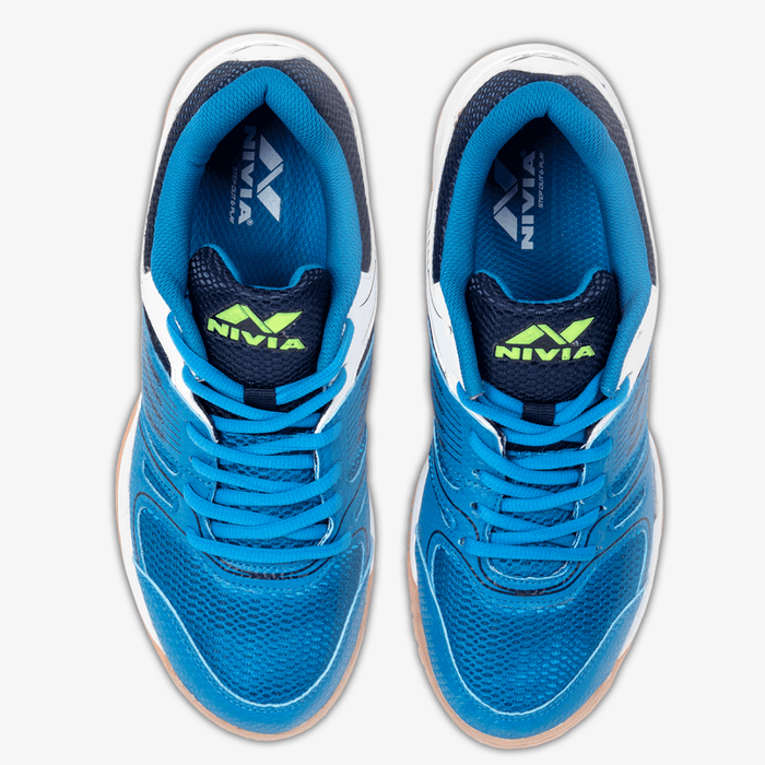 Nivia Gel Verdict Badminton Shoes for Men (Blue) 4