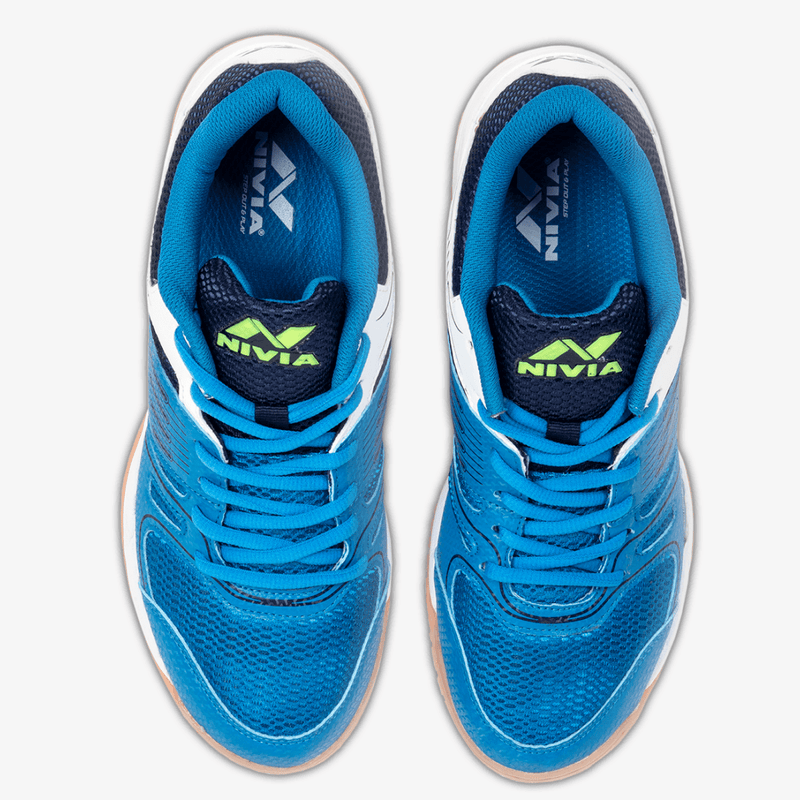 Nivia Gel Verdict Badminton Shoes for Men (Blue) 4