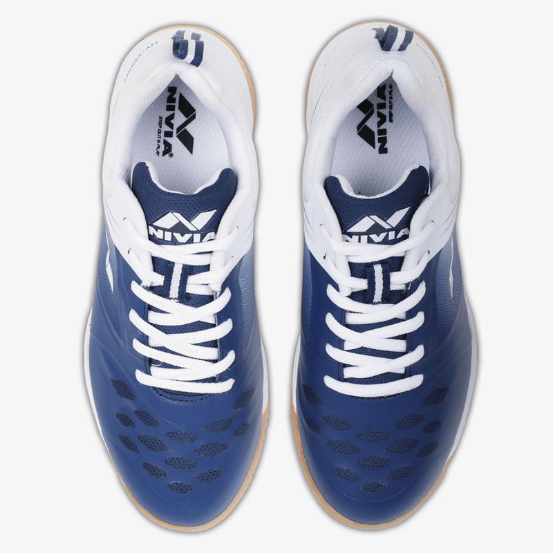 Nivia Hy-Court 2.0 Badminton Shoes (White) 4