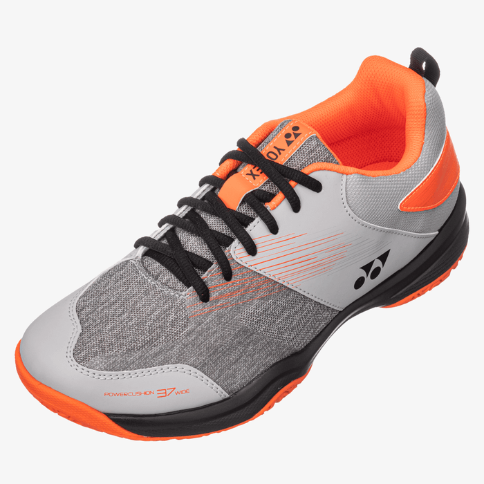YONEX Power Cushion SHB 37 Wide Unisex Badminton Shoes (Light Grey) 2