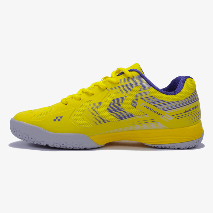 YONEX Precision 2 Badminton Shoes (Neon Yellow/ Dark ink) 1
