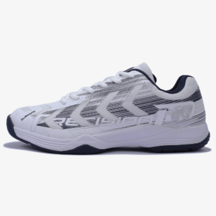 YONEX Precision 2 Badminton Shoes (White/ Navy) 2