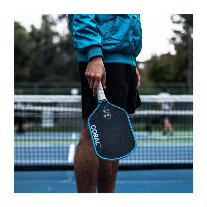 Six Zero Coral Pickleball Paddle 16mm (Ocean Blue) - Hybrid 5