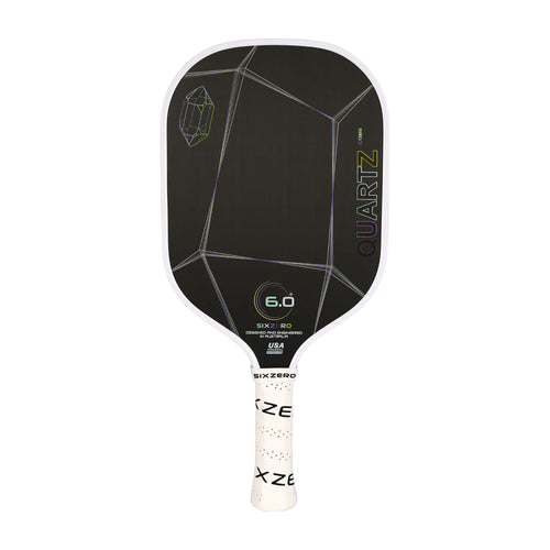 Six Zero Quartz Pickleball Paddle (15mm) - White