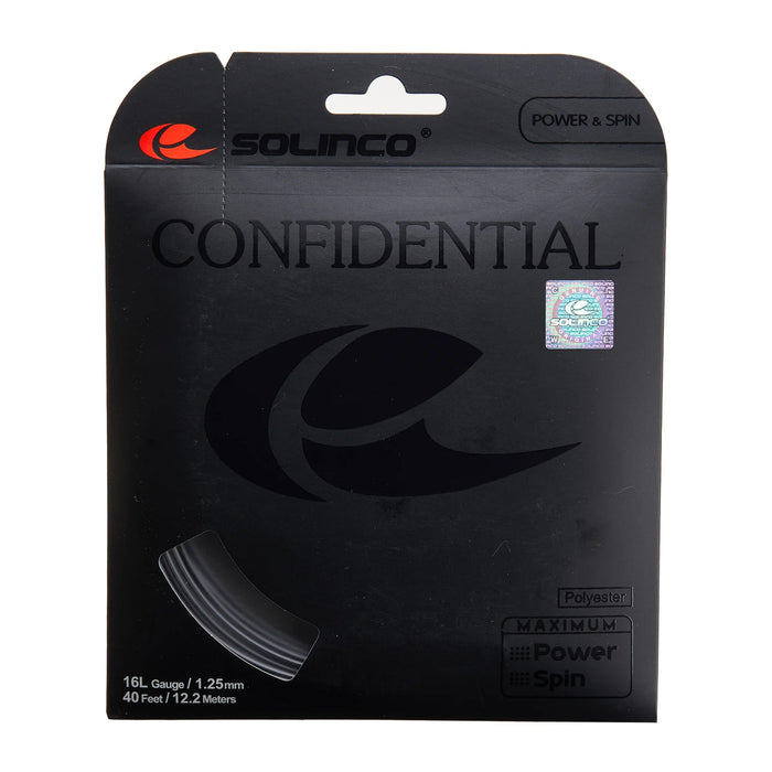 Solinco Confidential Tennis String - 16L Gauge (12m, 1.25mm) 1