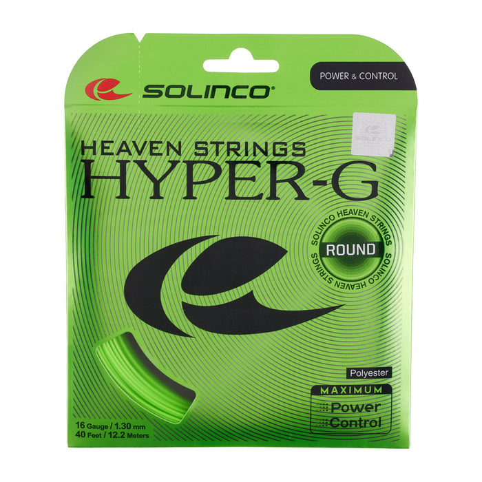 Solinco Hyper G Round Tennis String - 16 Gauge (12m, 1.30mm) 1