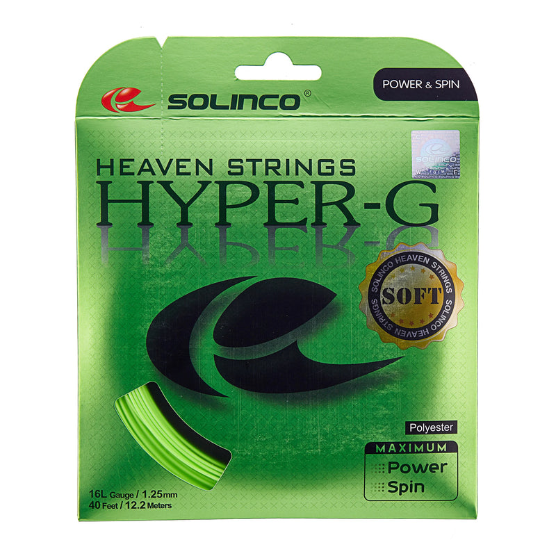 Solinco Hyper G Soft Tennis String - 16L Gauge (12m, 1.25mm) 1