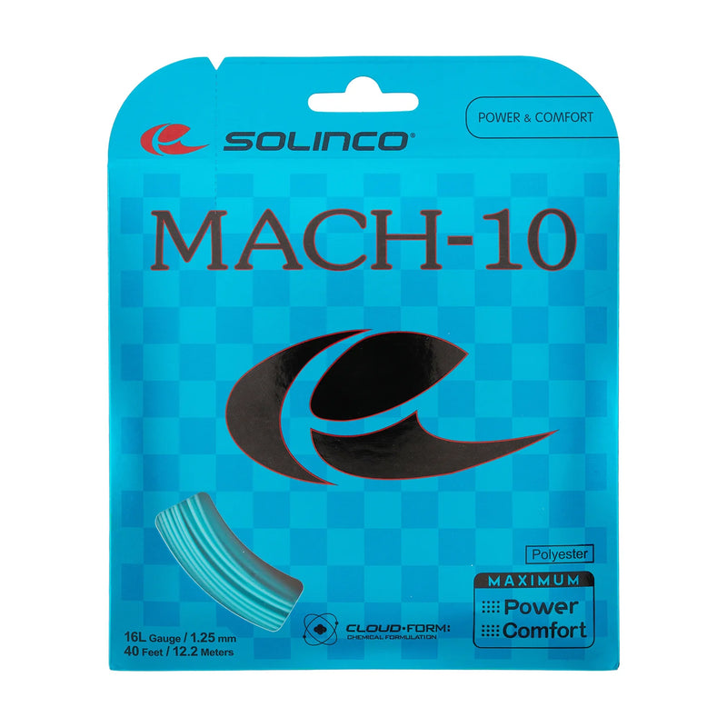Solinco Mach 10 Tennis String - 16L Gauge (12m, 1.25mm) 1