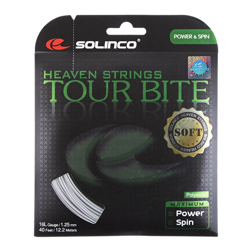 Solinco Tour Bite Soft Tennis String - 16L Gauge (12m, 1.25mm)