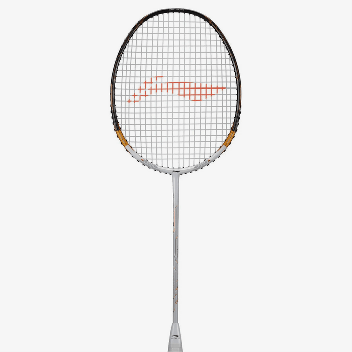 Li-Ning Tectonic 7 Badminton Racket Unstrung (White/Gold) 4