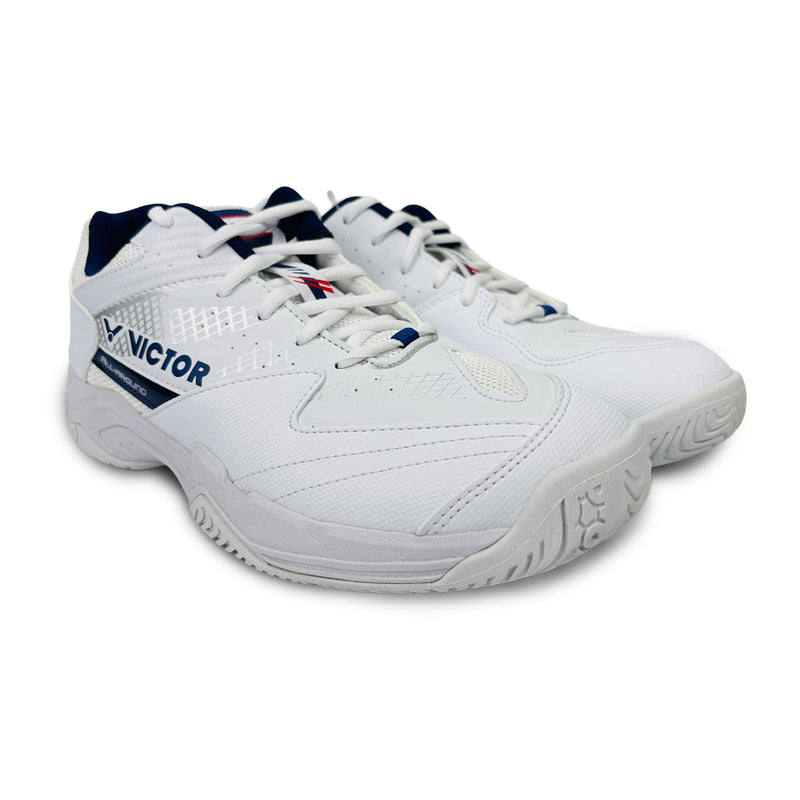 Victor A301 IN Badminton Shoes (White) 3