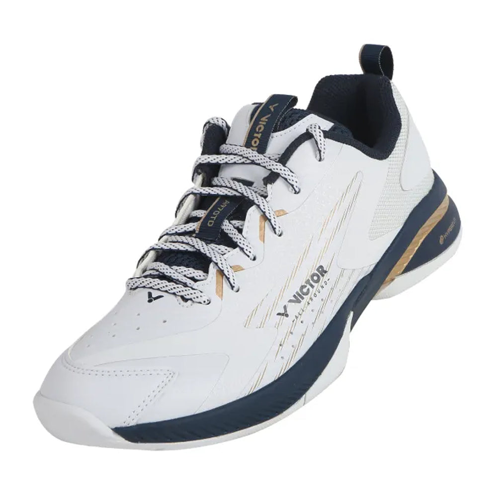 Victor A970 TD IN AX Badminton Shoes (White)