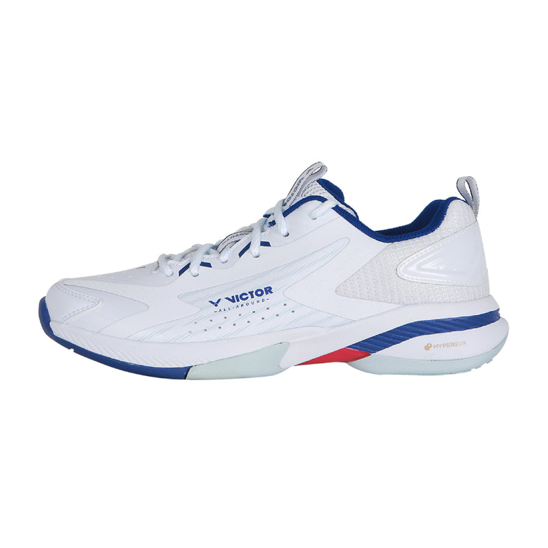 Victor A970TD Badminton Shoes (White/Blue) 2