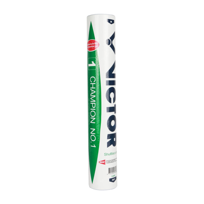Victor Champion 1 Badminton Feather Shuttlecock (Speed 77) 1