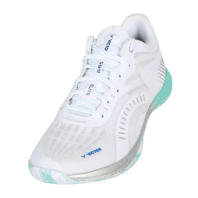 Victor S99 Elite Badminton Shoes (White) 1
