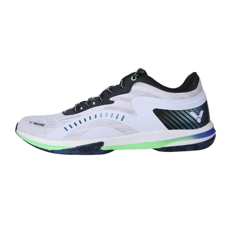 Victor S99 Elite Badminton Shoes (White/Black) 2