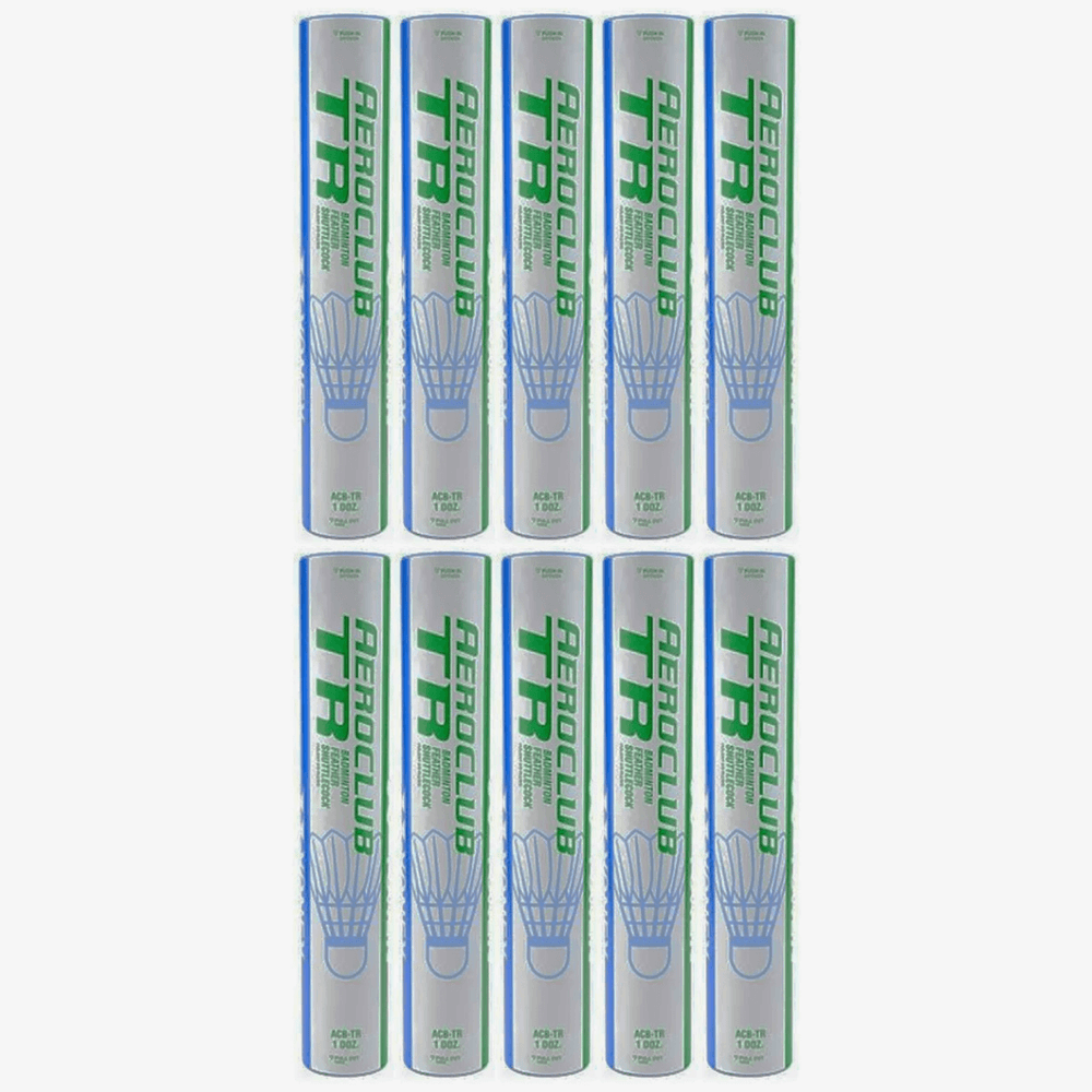 Yonex Aeroclub ACB TR Badminton Feather Shuttlecock (Pack of 10)
