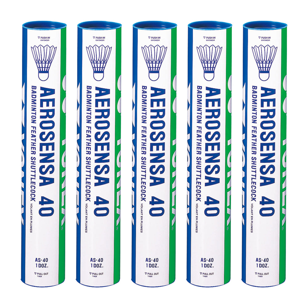 Yonex Aerosensa 40 AS40 Badminton Shuttlecock (Pack of 5)