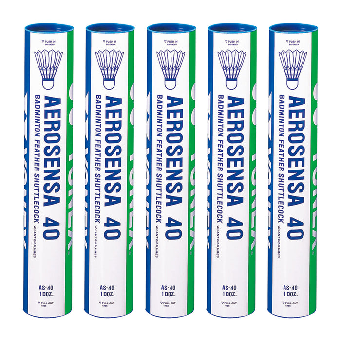 Yonex Aerosensa 40 AS40 Badminton Shuttlecock (Pack of 5) 1