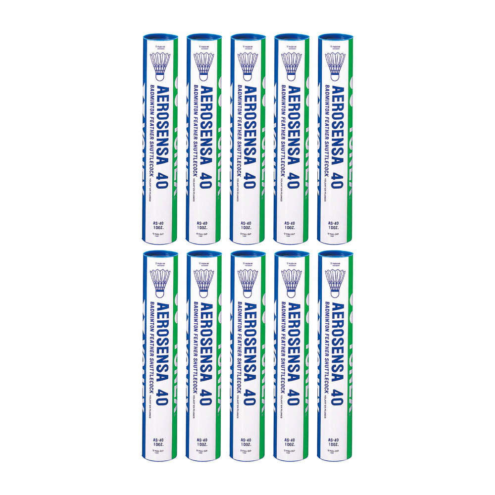 Yonex Aerosensa 40 AS40 Badminton Shuttlecock (Pack of 10)