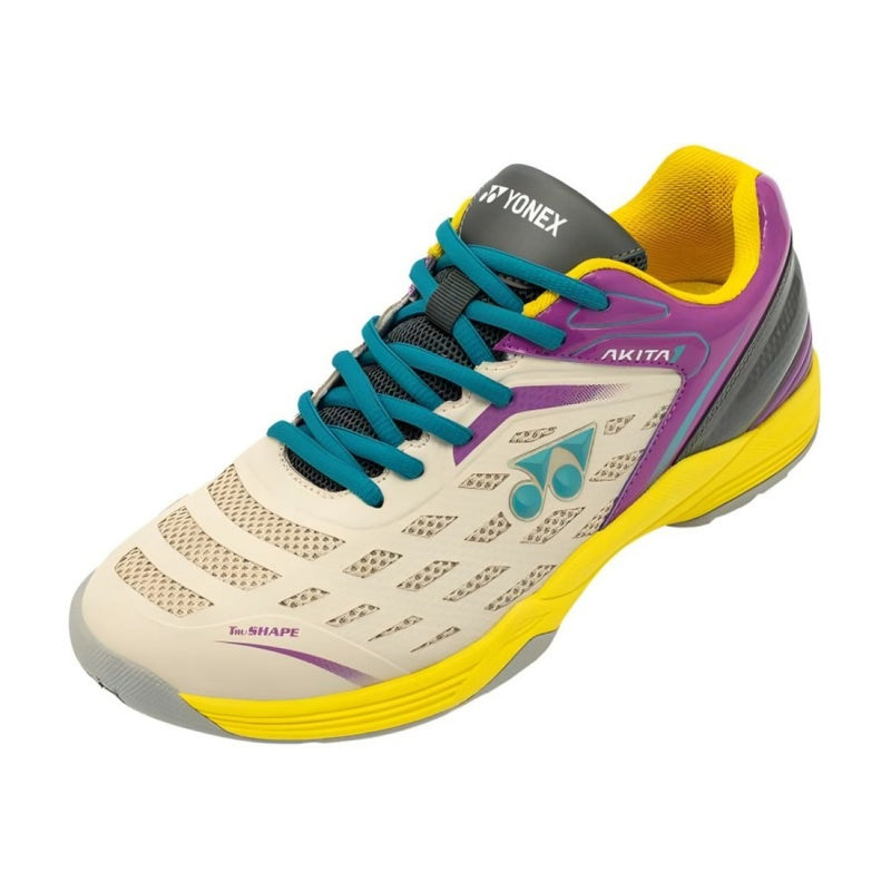 Yonex Akita Badminton Shoes (Light Khaki/Dark Charcoal) 2