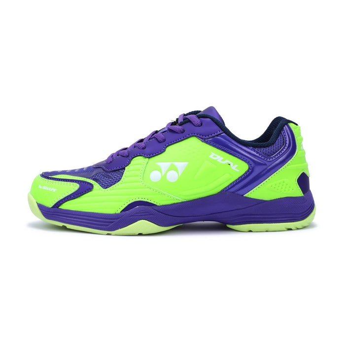 Yonex Dual Badminton Shoes (Maritime Blue/Neon Lime/Electric Purple) 1
