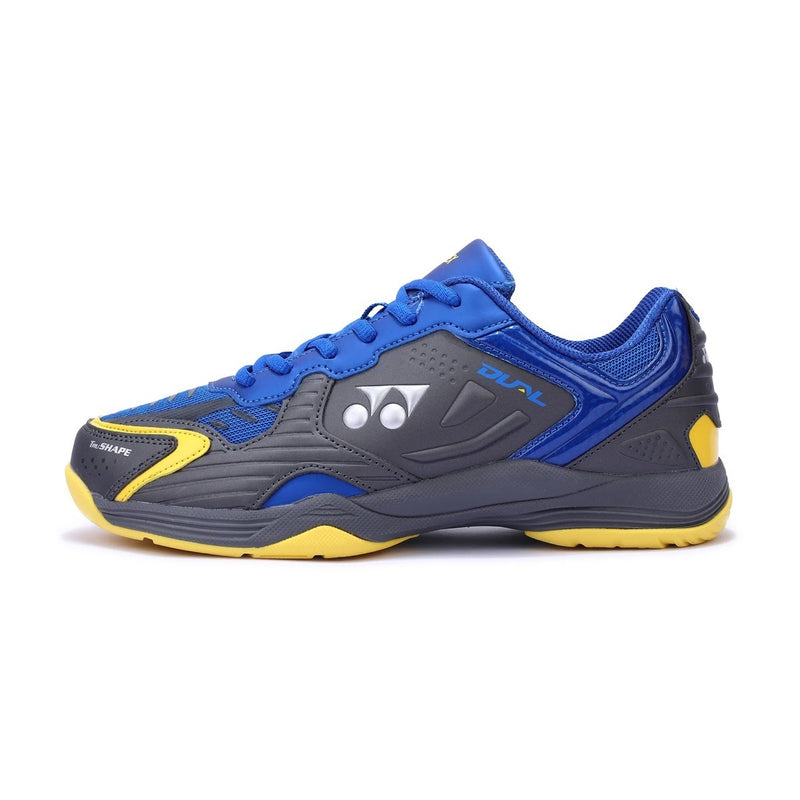 Yonex Dual Badminton Shoes (Gun Metal/Cobalt/Honey Gold) 1