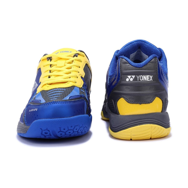 Yonex Dual Badminton Shoes (Gun Metal/Cobalt/Honey Gold) 4
