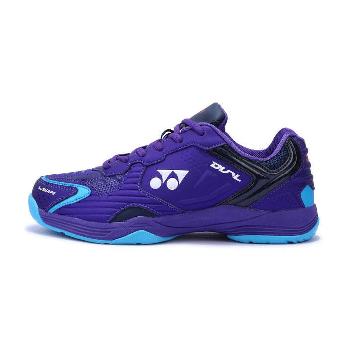 Yonex Dual Badminton Shoes (Blue Ribbon/Ultra Violet/Aqua Blue) 1
