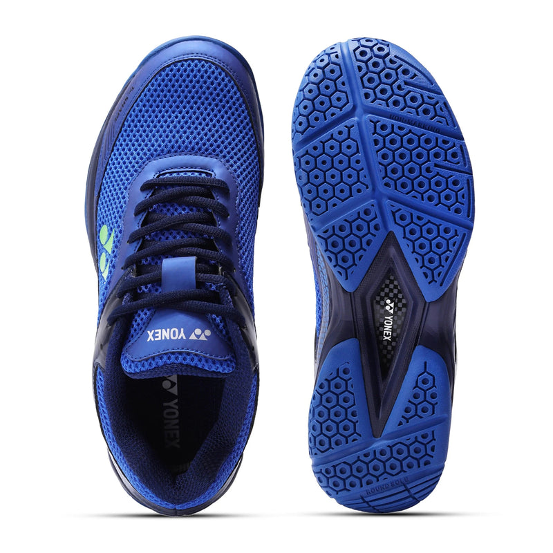 Yonex HY Ultra Badminton Shoes (Hyper Blue/Lime) 4
