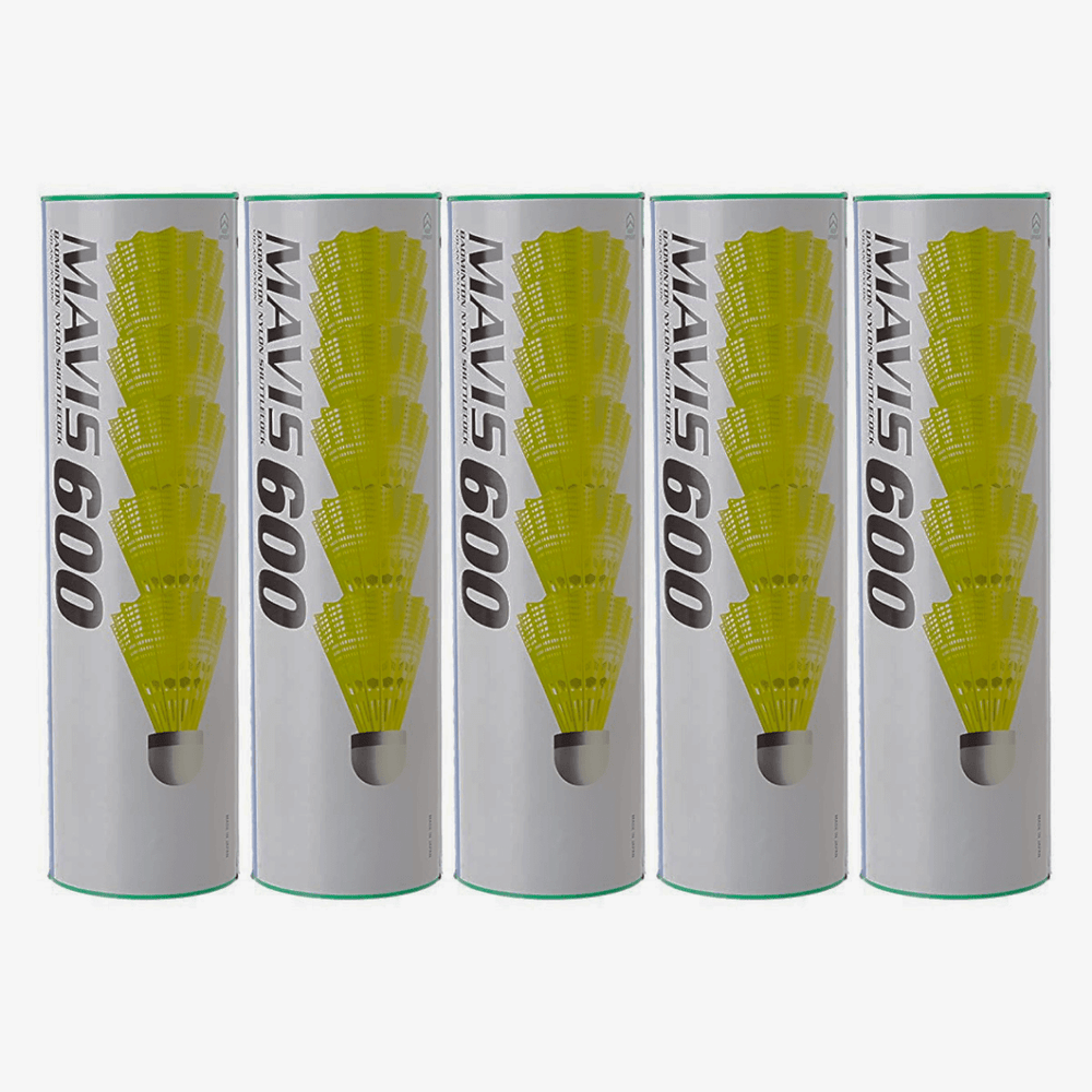 Yonex Mavis 600 Badminton Nylon Shuttlecock (Pack of 5)