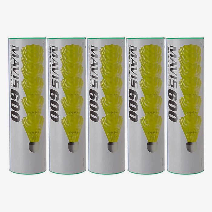 Yonex Mavis 600 Badminton Nylon Shuttlecock (Pack of 5) 1