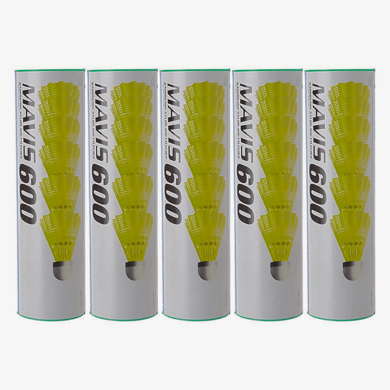 Yonex Mavis 600 Badminton Nylon Shuttlecock (Pack of 5) 1
