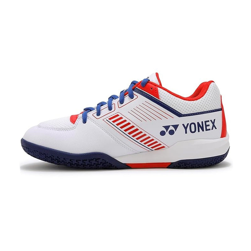 Yonex Power Cushion SHB Strider Flow Wide Badminton Shoes (White/Red) 2