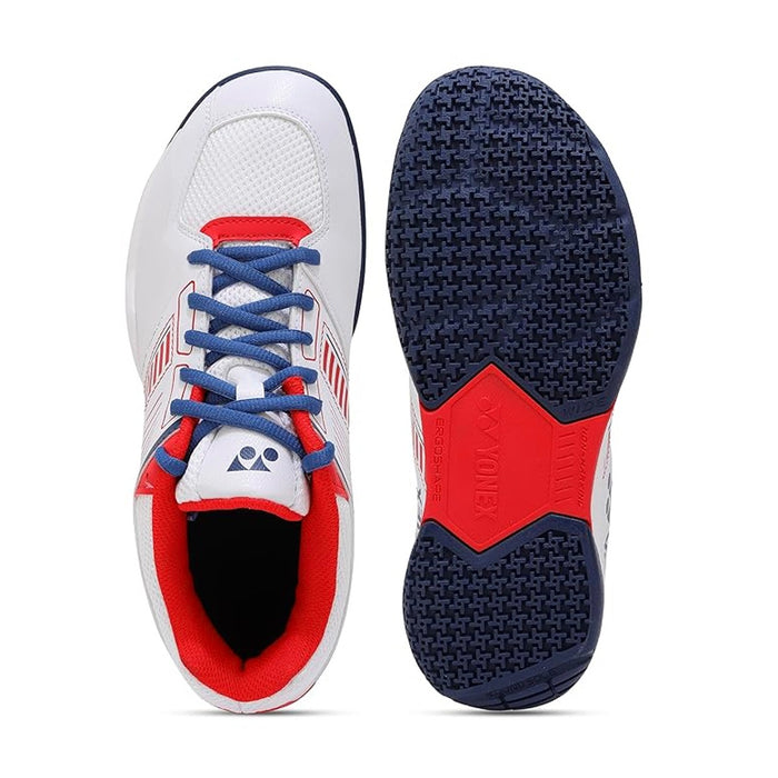 Yonex Power Cushion SHB Strider Flow Wide Badminton Shoes (White/Red) 6
