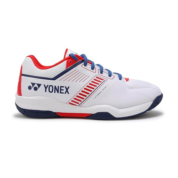 Yonex Power Cushion SHB Strider Flow Wide Badminton Shoes (White/Red) 3