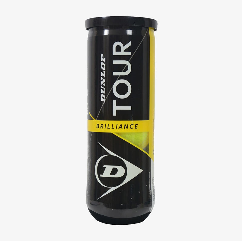 Dunlop Tour Brilliance Tennis Balls Can (12 Balls) 2