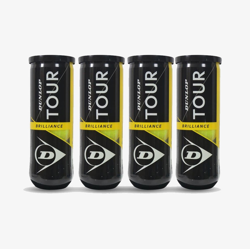 Dunlop Tour Brilliance Tennis Balls Can (12 Balls) 1