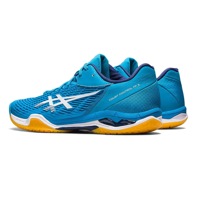 Asics Court Control FF 3 Badminton Shoes (Island Blue/White) 4