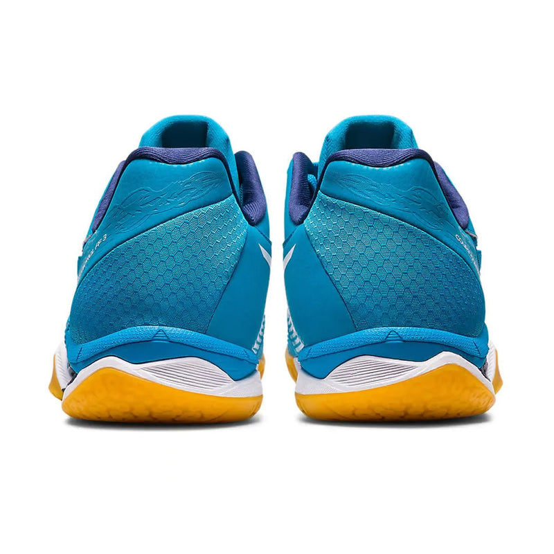 Asics Court Control FF 3 Badminton Shoes (Island Blue/White) 5