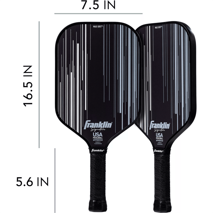 Franklin Signature Pro Pickleball Paddle (Black) - 16 mm 4