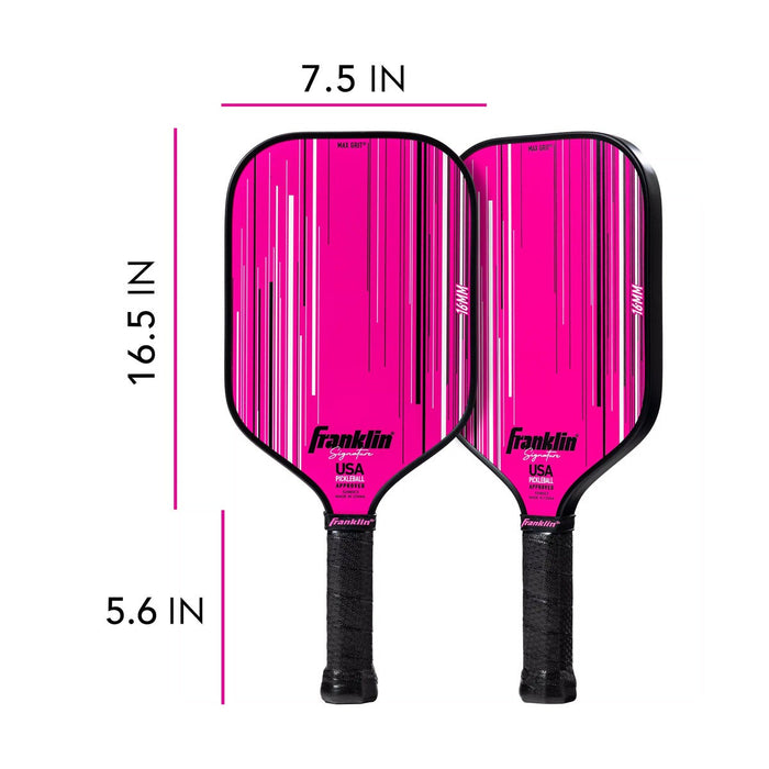 Franklin Signature Pro Pickleball Paddle (Pink) - 16 mm 3