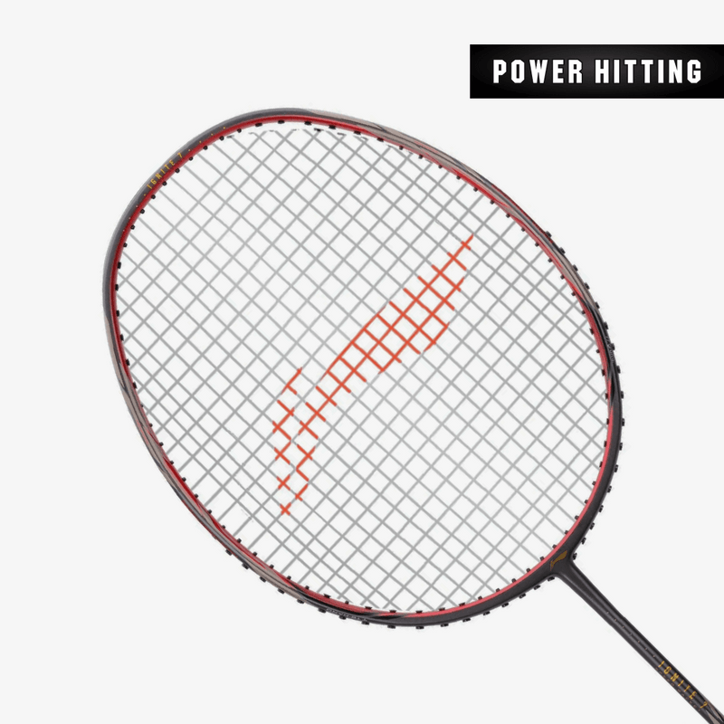Li-Ning Ignite 7 Badminton Racket (Dark Grey/ Red) 1