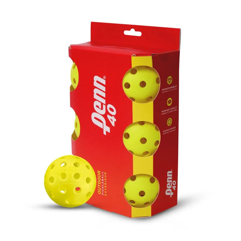 PENN 40 Outdoor Pickleballs (Pack of 6) 2